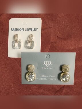 Rhinestone Drop Earrings